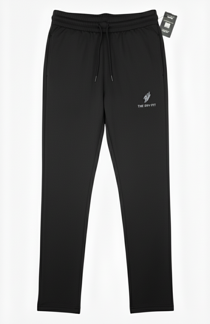 Premium Dry-Fit Trousers (Black) - Unbeatable Comfort with Free Shirt Offer!